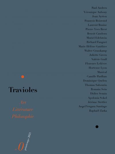 Travioles - art / littérature / philosophie - n°0